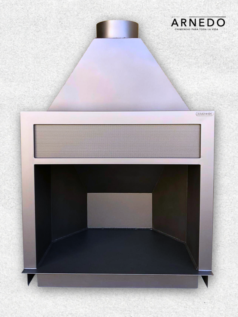 Chimenea Arnedo Premium recta estilo rústico